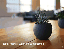 Tablet Screenshot of beautifulartistwebsites.com
